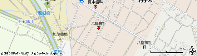 埼玉県加須市杓子木148周辺の地図
