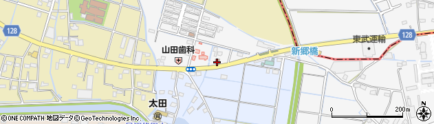 行田真名板郵便局周辺の地図