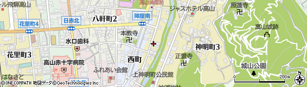福井クリーニング店周辺の地図