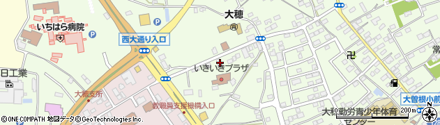 茨城県つくば市大曽根3164周辺の地図