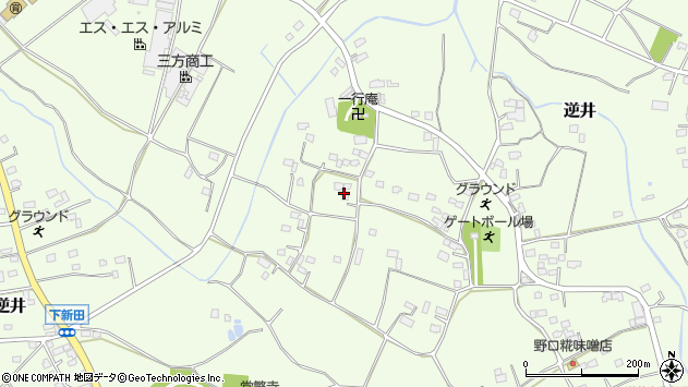 〒306-0501 茨城県坂東市逆井の地図