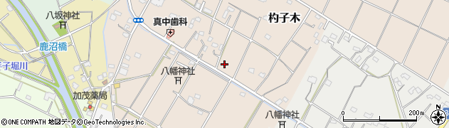 埼玉県加須市杓子木202周辺の地図