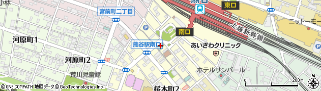 ホテルサンルート熊谷駅前周辺の地図