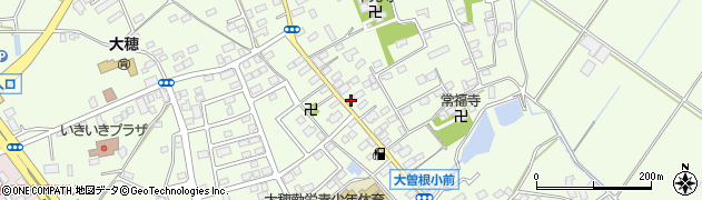 茨城県つくば市大曽根602周辺の地図