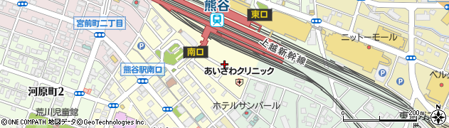 ニッポンレンタカー熊谷南口駅前営業所周辺の地図