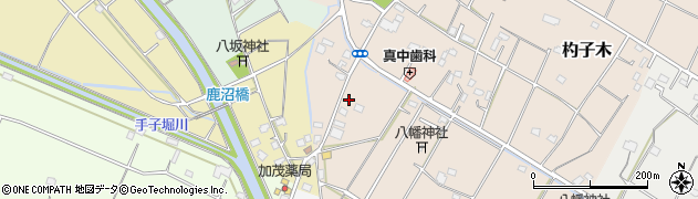 埼玉県加須市杓子木187周辺の地図