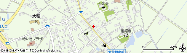 茨城県つくば市大曽根587周辺の地図