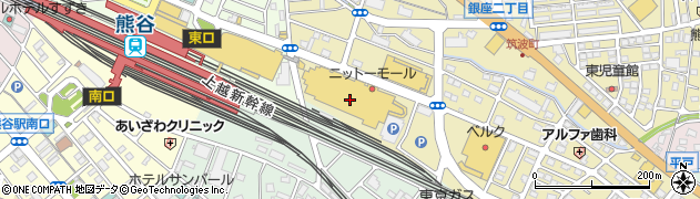 ノジマ熊谷ニットーモール店周辺の地図