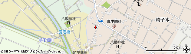 埼玉県加須市杓子木453周辺の地図