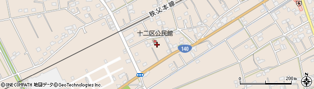 埼玉県深谷市田中1166周辺の地図