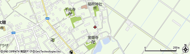 茨城県つくば市大曽根613周辺の地図
