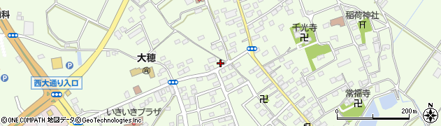 茨城県つくば市大曽根3433周辺の地図