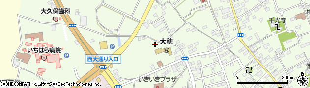 茨城県つくば市大曽根3391周辺の地図