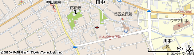 埼玉県深谷市田中203周辺の地図