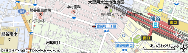 宮前町周辺の地図