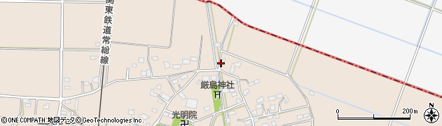 茨城県常総市小保川506周辺の地図