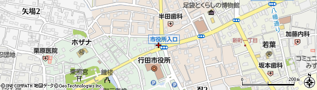 無限塾行田校周辺の地図