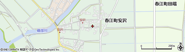 福井県坂井市春江町安沢11周辺の地図