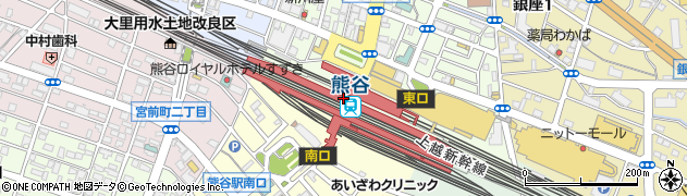 いろり庵きらく熊谷店周辺の地図