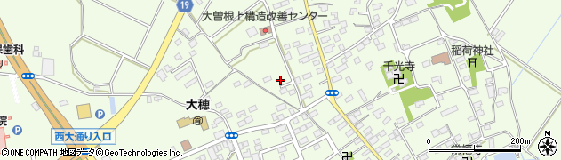 茨城県つくば市大曽根3442周辺の地図