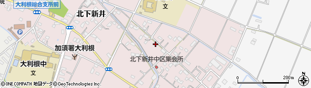 埼玉県加須市北下新井685周辺の地図