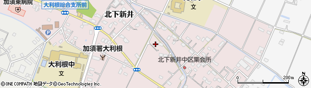 埼玉県加須市北下新井665周辺の地図