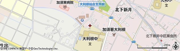 埼玉県加須市北下新井1691周辺の地図