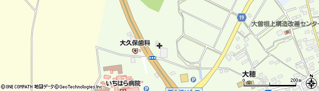 茨城県つくば市大曽根3723周辺の地図