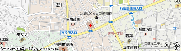 行田市商店会連合会周辺の地図