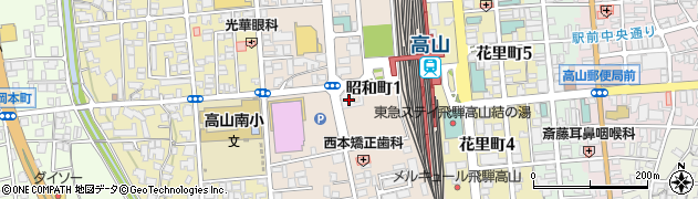 山都タクシー株式会社　タクシー受付周辺の地図