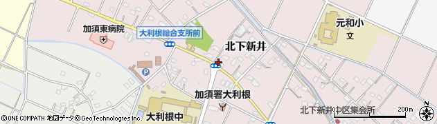 埼玉県加須市北下新井793周辺の地図