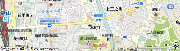株式会社キッチン飛騨周辺の地図
