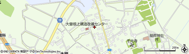 茨城県つくば市大曽根3458周辺の地図