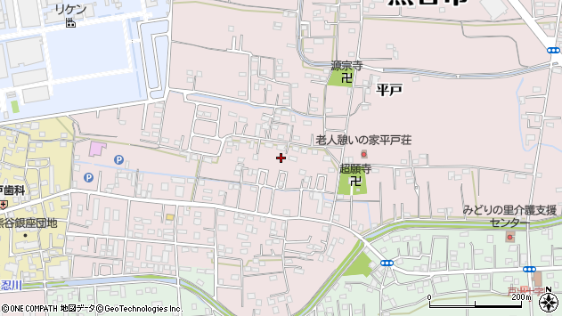 〒360-0021 埼玉県熊谷市平戸の地図