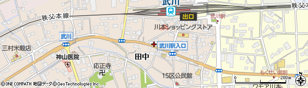 埼玉県深谷市田中63周辺の地図