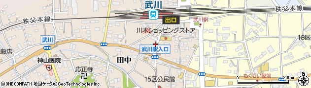 埼玉県深谷市田中66周辺の地図