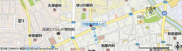 武州養蜂園行田店周辺の地図
