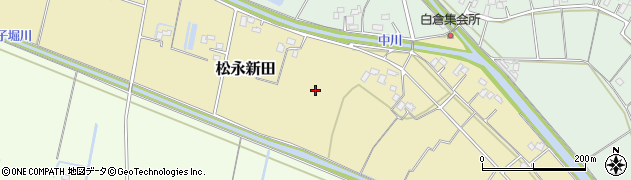 埼玉県加須市松永新田周辺の地図