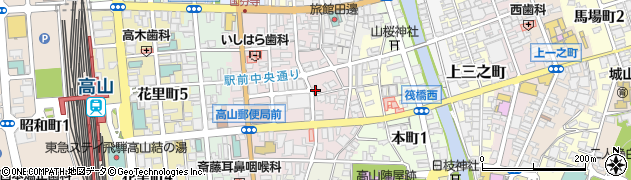 岐阜県高山市花川町41周辺の地図