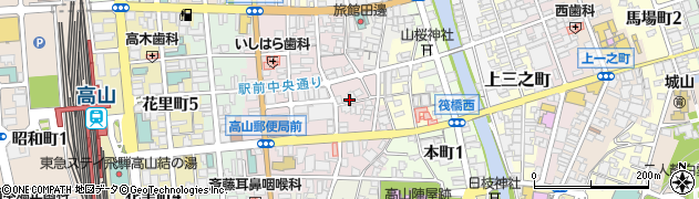 岐阜県高山市花川町38周辺の地図
