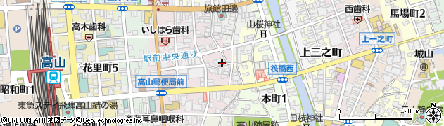 岐阜県高山市花川町3周辺の地図