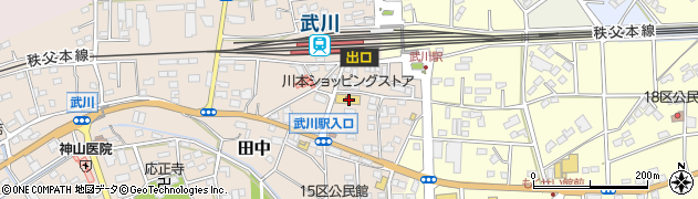 埼玉県深谷市田中37周辺の地図