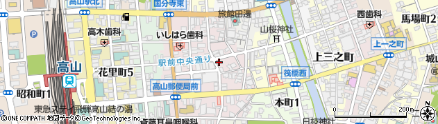岐阜県高山市花川町45周辺の地図