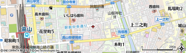 岐阜県高山市花川町35周辺の地図