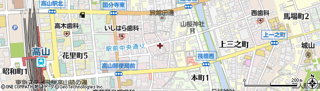 岐阜県高山市花川町5周辺の地図