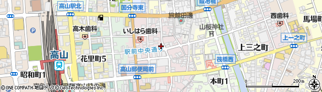 岐阜県高山市花川町46周辺の地図