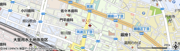 八十二銀行熊谷支店周辺の地図
