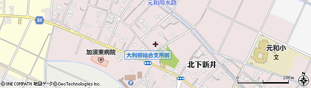 埼玉県加須市北下新井987周辺の地図