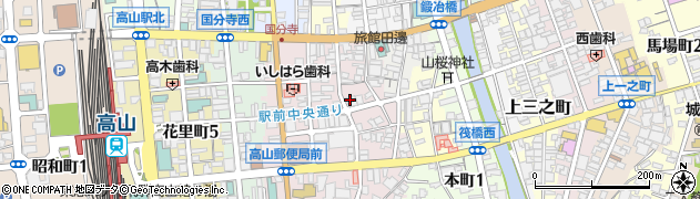 岐阜県高山市花川町32周辺の地図