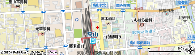 株式会社高山名産館周辺の地図